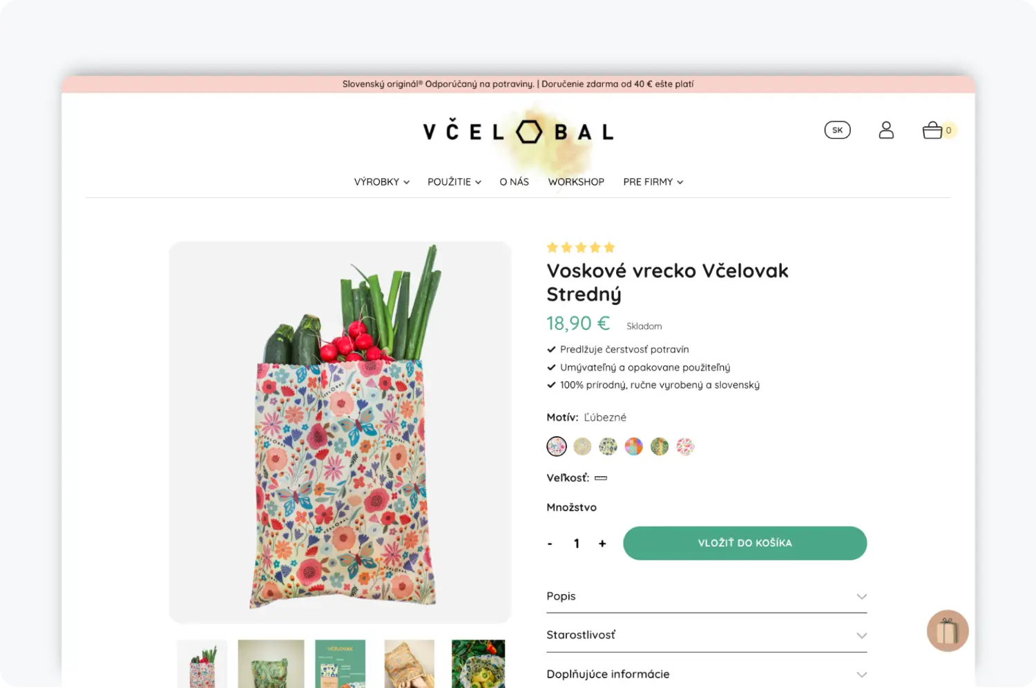 Ukážka e-shopu