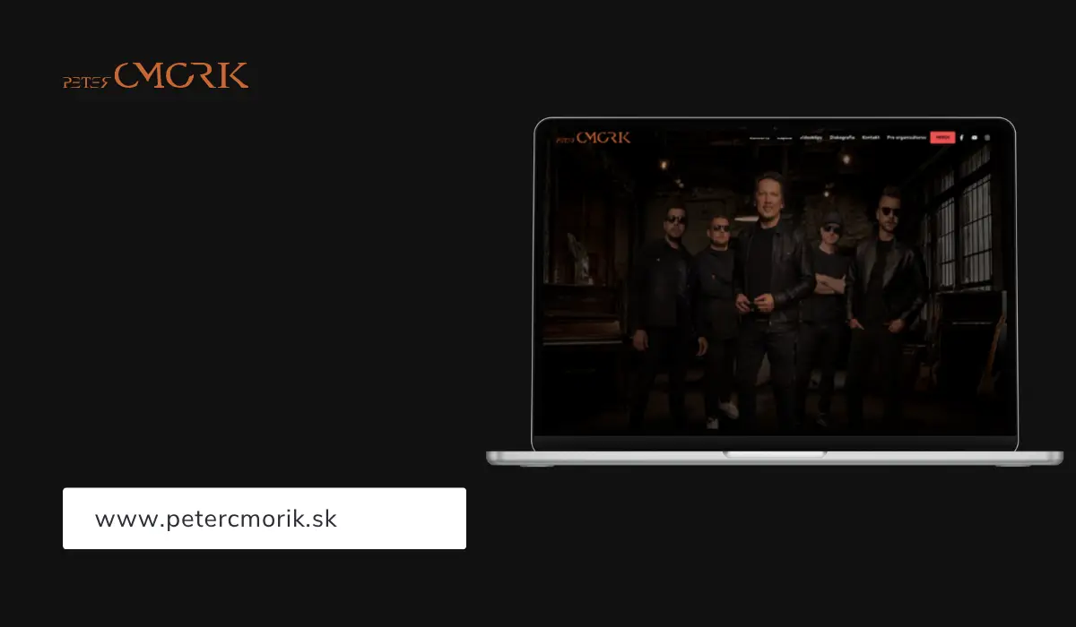 Tvorba webu na mieru pre www.petercmorik.sk Web na mieru nášho spokojného klienta www.petercmorik.sk